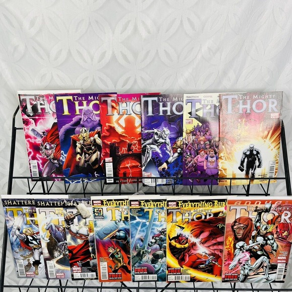 Marvel Other - The Mighty Thor 1-6 9-11 18-19 21 Annual 1 Lot (2011 Marvel) V Galactus key 1st